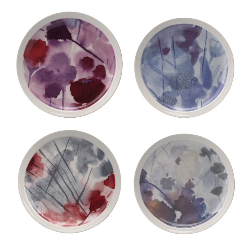 ERGO - Set of 4x20cm Salad Plates (Cascade)