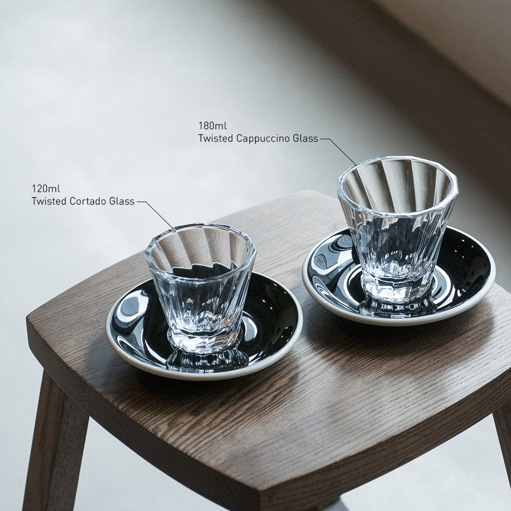 URBAN GLASS - 180ml Twisted Cappuccino Glass