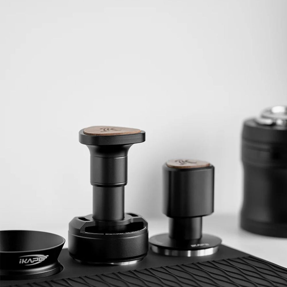 IKAPE Distribuidor & Tamper Unipress 2-en-1 Presión-Rotación 58.35mm