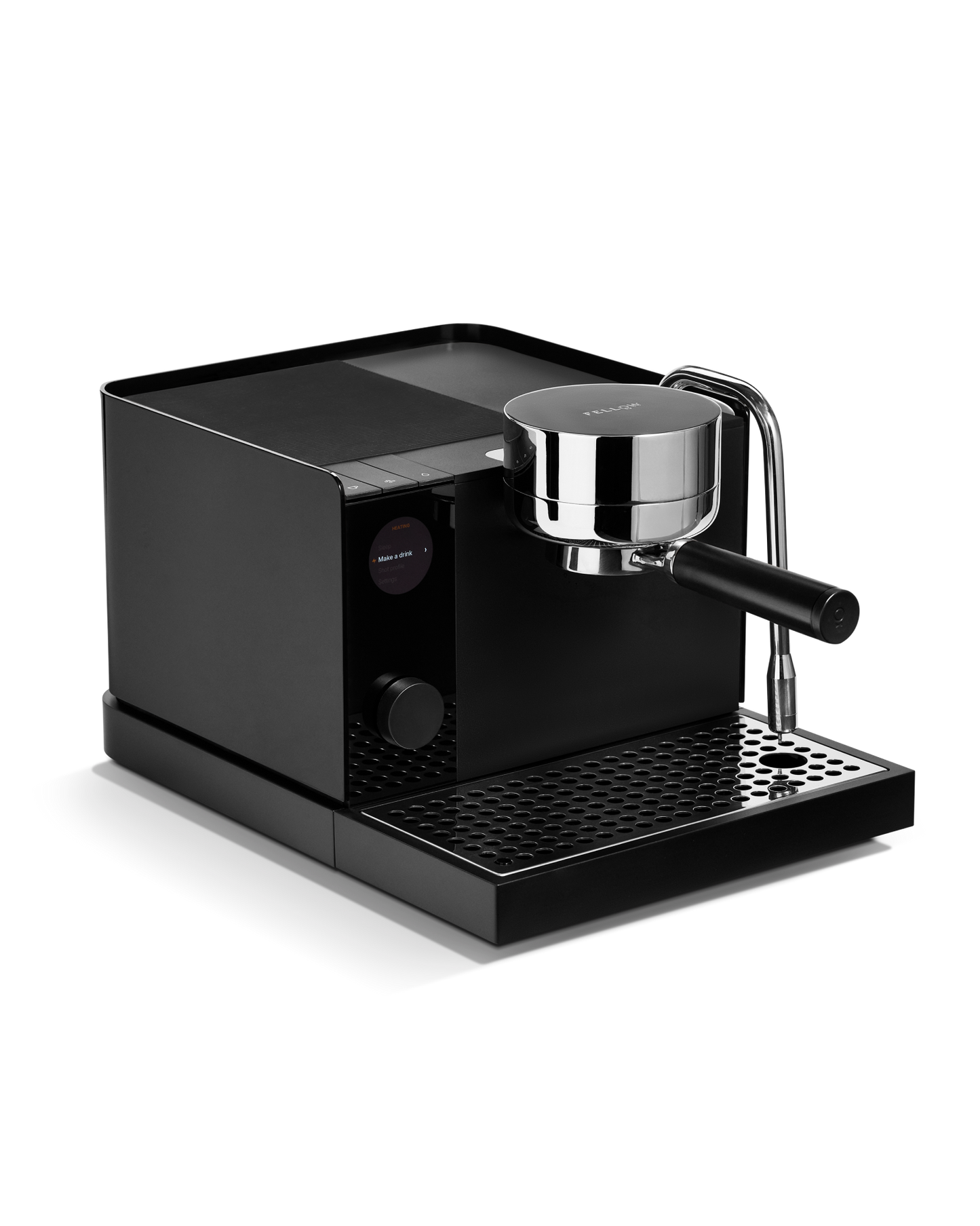 Fellow Espresso Series 1 en negro con control de presión y vaporizador