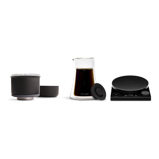 Bundle Brew Esencial: dripper Stagg [X], jarra decantadora Stagg y balanza Tally Pro Studio de Fellow