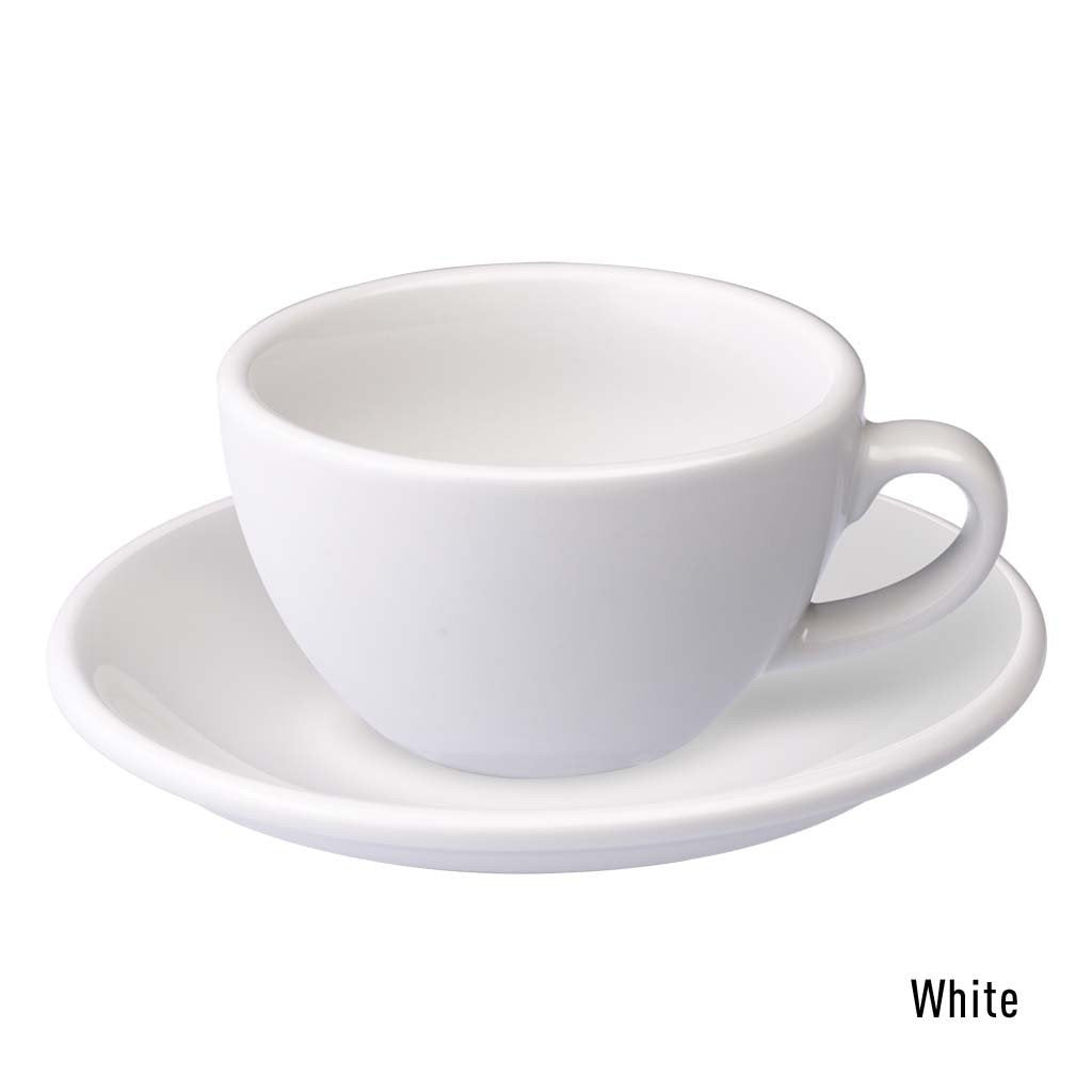 Set de 6 x EGG 150ml Flat White - Taza y Platillo