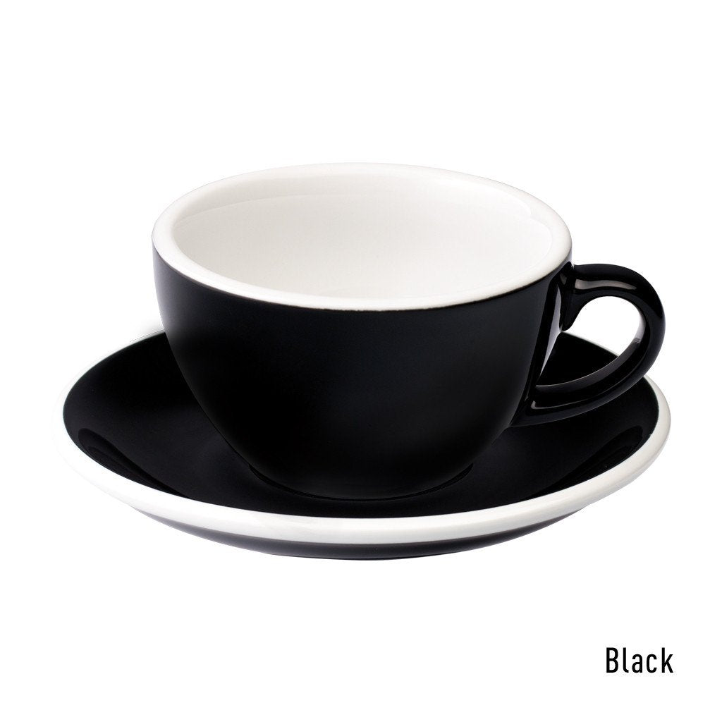 Set de 6 x EGG 150ml Flat White - Taza y Platillo