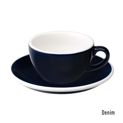 Set de 6 x EGG 150ml Flat White - Taza y Platillo