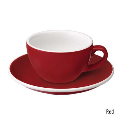 Set de 6 x EGG 150ml Flat White - Taza y Platillo
