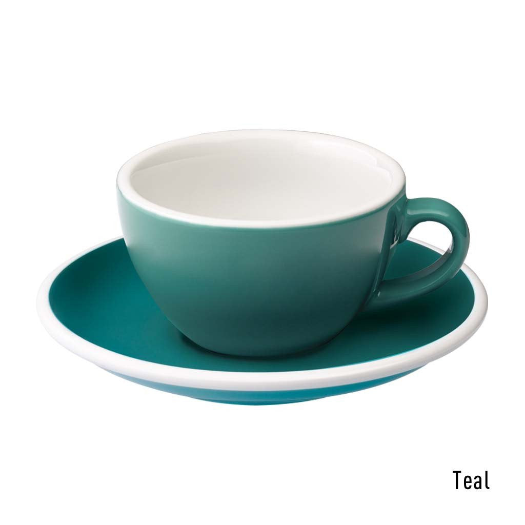 Set de 6 x EGG 150ml Flat White - Taza y Platillo