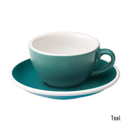 Set de 6 x EGG 150ml Flat White - Taza y Platillo